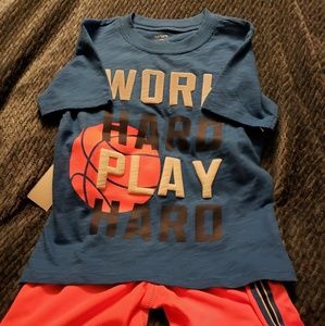 3 T Boy Tshirt & shorts Outfit